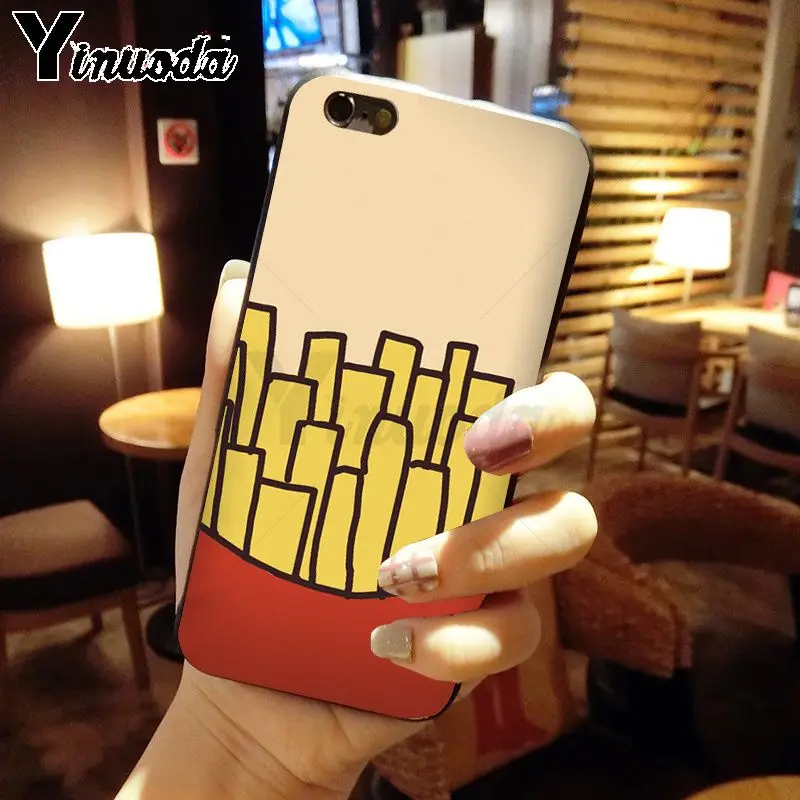 Cute food french fries burger pizza