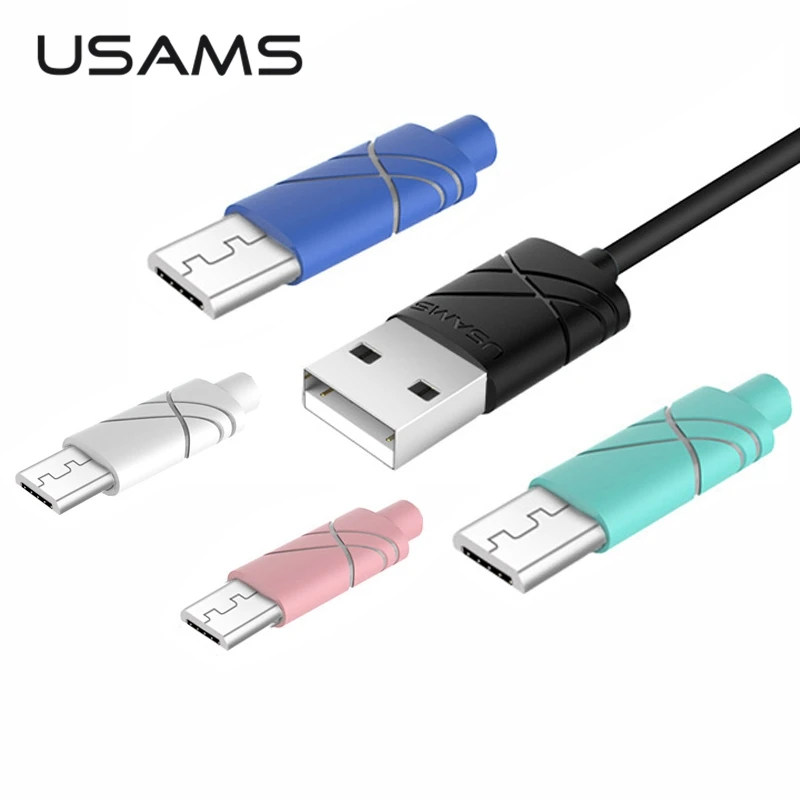 Кабель Micro USB 2A для быстрой синхронизации данных кабель USAMS зарядки samsung huawei Xiaomi LG