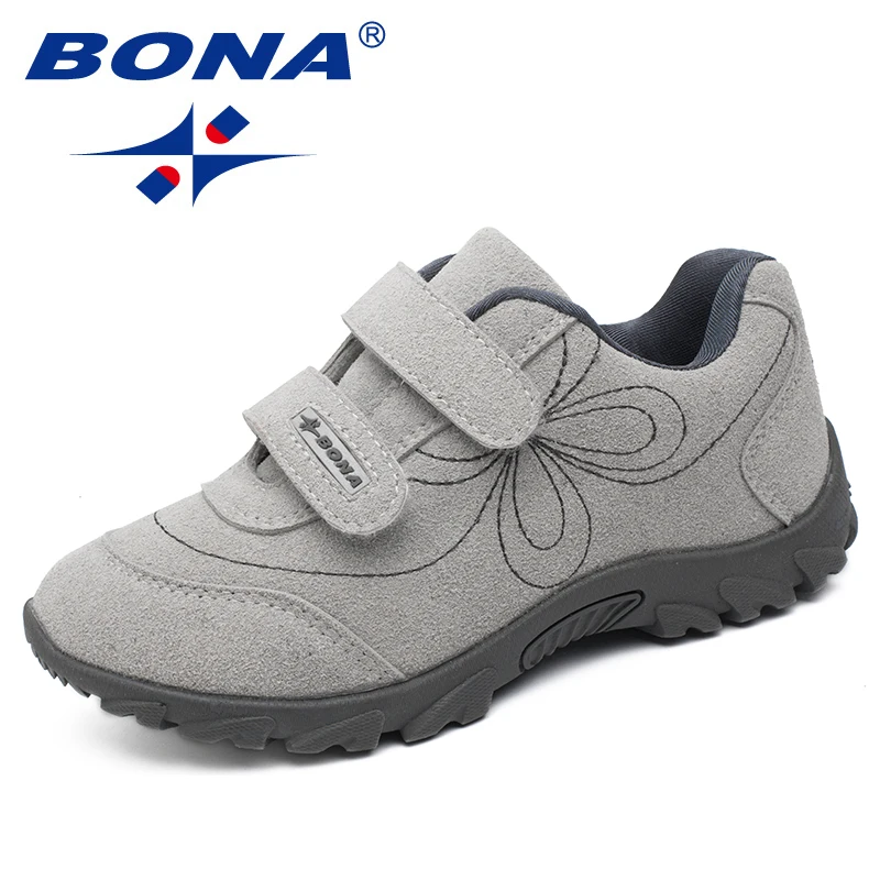 BONA/Новое поступление; стильная повседневная обувь для девочек; детская обувь на липучке; удобные кроссовки для девочек; мягкий светильник;