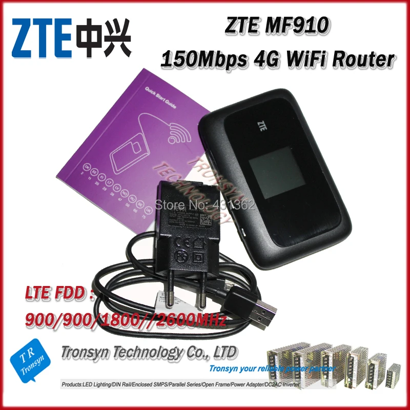 Горячая Распродажа Новый Оригинальный разблокированный 150 Мбит/с ZTE MF910 4G Wi Fi