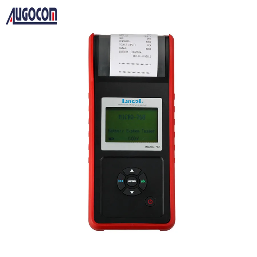 

AUGOCOM MICRO-768 Battery Tester Conductance Tester for Automobile Factory/Car Repair Workshop/Car Battery Manufacturer