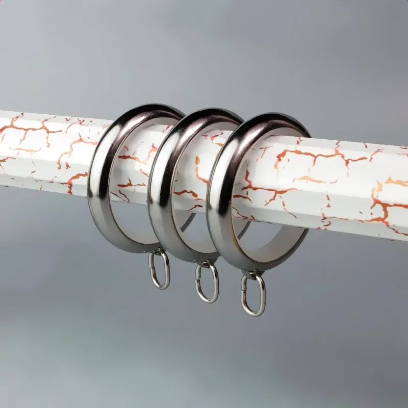 10 Units Stainless steel Curtain Rod Rings Window Curtain Rod Shower