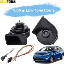 Для форд фиеста 2008 2009 2010 2011 2012 2013 клаксон "улитка" 410/510 Гц двухтональная Водонепроницаемый 125db громкий автомобильный гудок