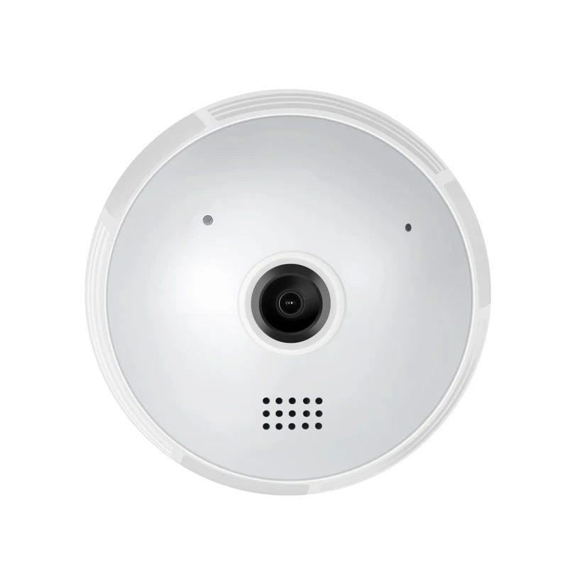 Беспроводная ip камера Wi Fi 960P панорамная лампа рыбий глаз домашняя
