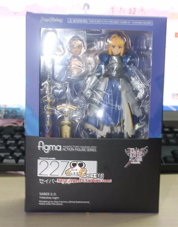 Игрушка мечты аниме Fate stay night Figma227 Ubw Zero Saber Knight Girl Arthur ПВХ фигурка коллекция игрушек куклы 15 см