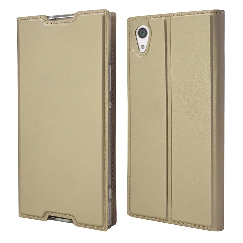 Кожаный чехол-книжка Etui для Sony Xperia L1 L2 XA1 Plus X XA XZ2 XZ3 Ultre XZ XZ1 Compact XZ2 Premium XZ3 Z5 Mini