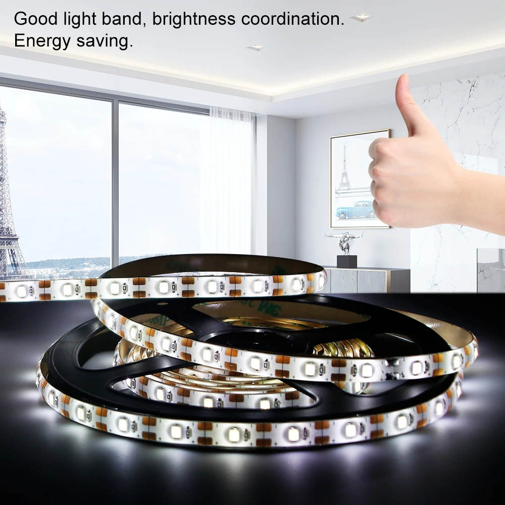 

PIR Motion Sensor Led Strip Light 5V Waterproof Under Cabinet Closet Lamp Tape 2835 Battery Lights Led Fita for Bedroom Kitchen