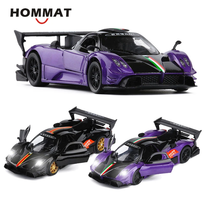HOMMAT моделирования 1:32 Масштаб Pagani Zonda R Спортивные спортивный автомобиль сплава