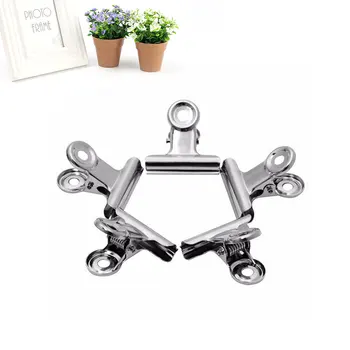 

Clip Clips Silver Stainless Steel Bulldog 10pcs Paper Metal Documentorganizer Tool Mini