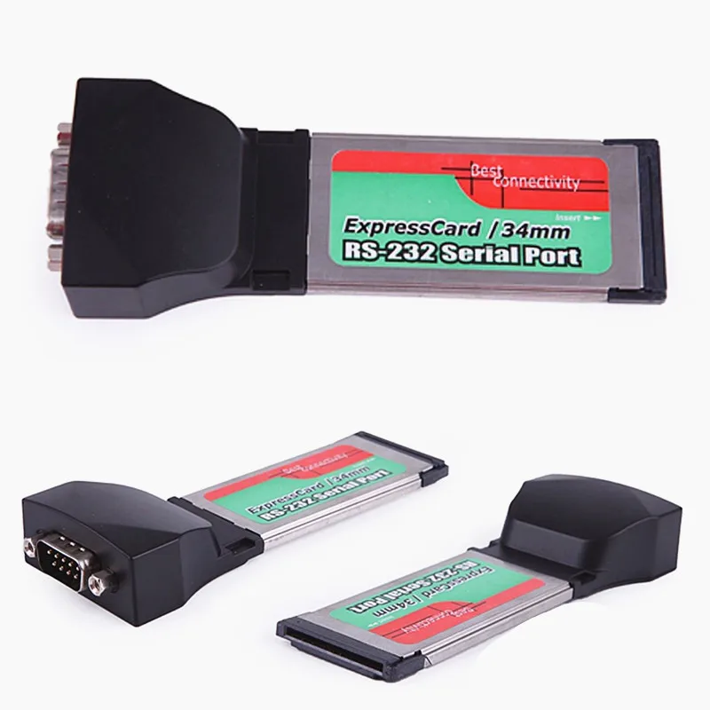 RS232 DB9 последовательный порт I/O для PCMCIA Express Card 34 мм адаптер ноутбука ПК