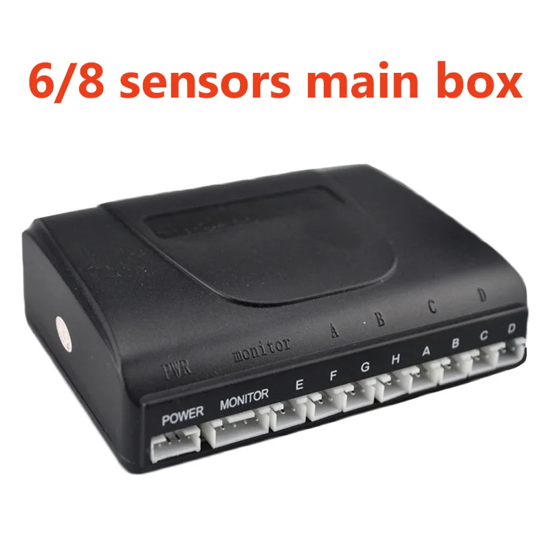 Reverse Assistance Backup Radar System High Quality Best Selling Car Detector Parking Sensor Kit 6/8 Sensors Main Box 12V