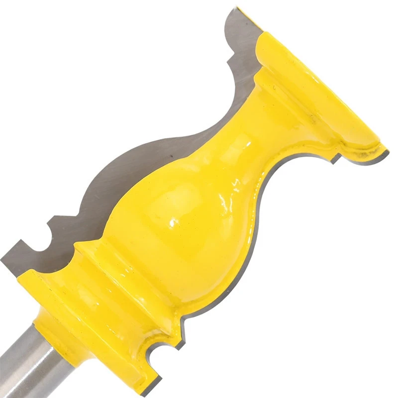 1Pc 1/2" Shank Crown Molding - Oversized 2 1/2" Router Bit Line knife Woodworking cutter Tenon Cutter for Woodworking Tools
