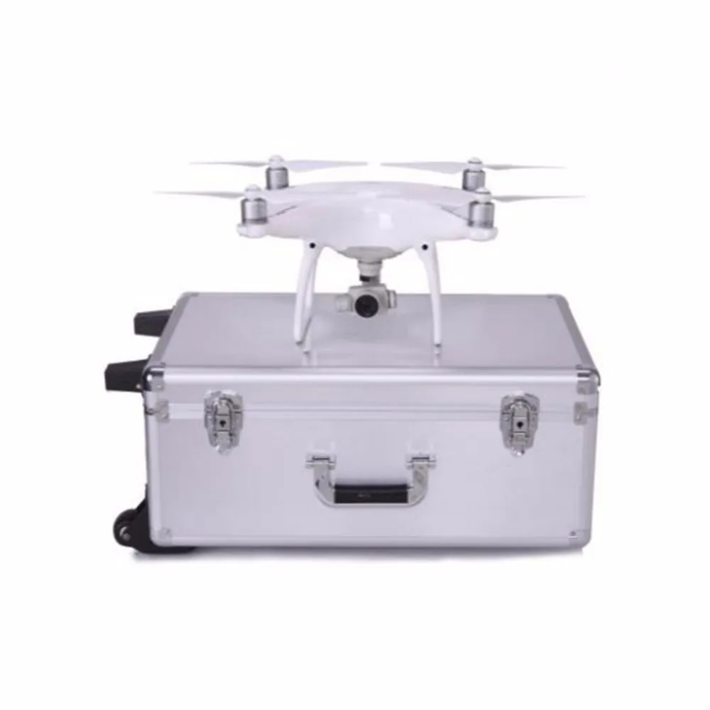 

DJI Phantom 4 Silver Rod Aluminum Box Advanced Suitcases For Phantom 4 Universal Case Professional Protection Quadcopter