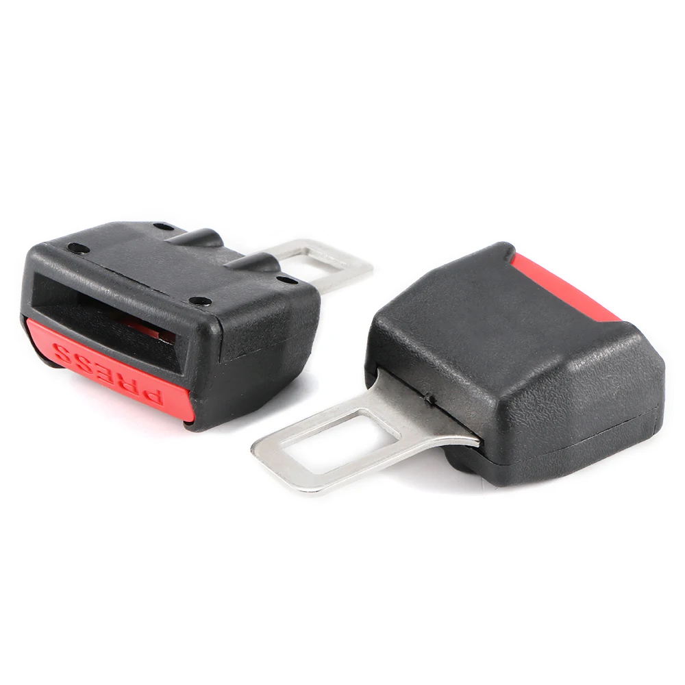 Universal 2pcs ABS Car Safety Belt Buckle Car Styling Car Auto Supplies
