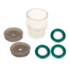 Mayitr Pyrex Tig Kit de taza de soldadura para Tig linternas WP-17 y 1,6 lentes de Gas 2,4mm y WP-9 mm #12 taza de tamaño con filtros de acero inoxidable ► Foto 3/4