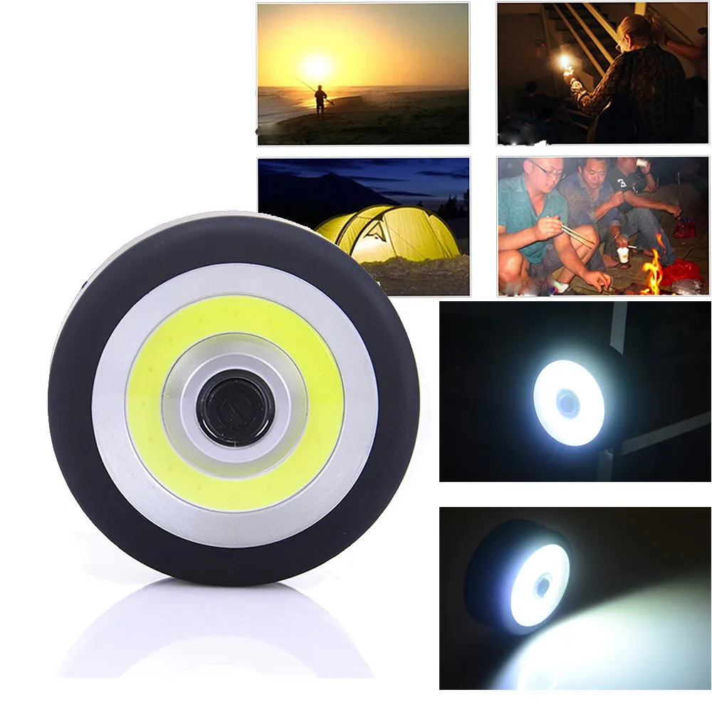 

Portable Super Bright Magnetic Magnet Stone COB LED Emergency Lights Outdoor Camping Fishing Repair essential 8*3cm