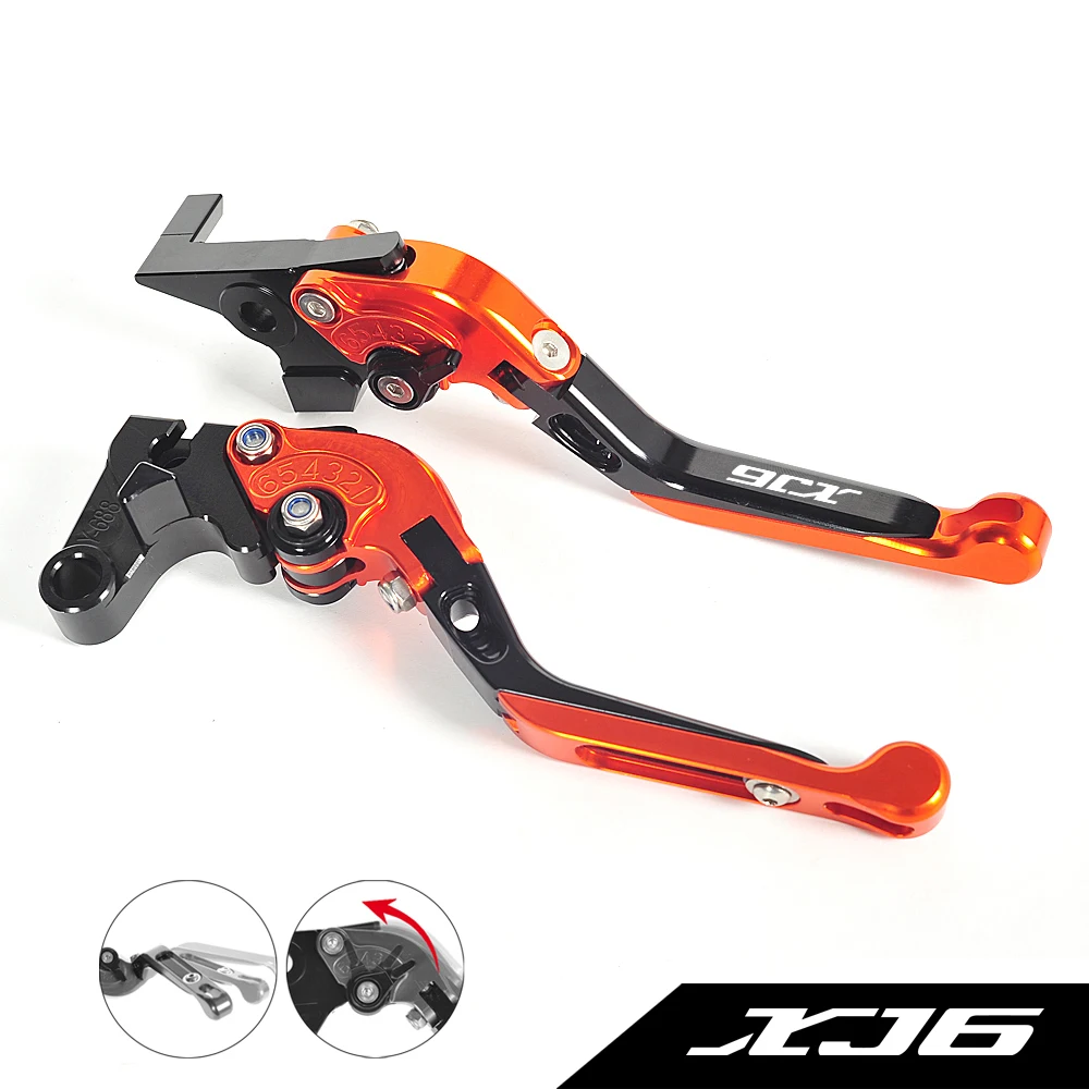 

All CNC Motorcycle Foldable Lever Motocross Brake Clutch Levers Case for Yamaha XJ6 Diversion XJ 6 2009-2015
