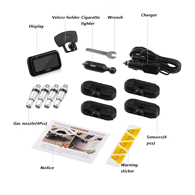TPMS U903 Wireless Tire Pressure Sensors-38