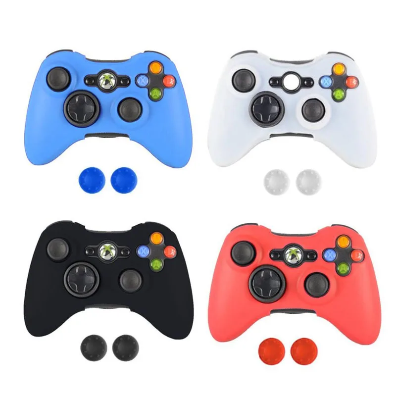 

Silicone Soft Joystick Thumb Stick Grip Caps Joypad Skin Shell Protective Cover Case For Microsoft Xbox 360 Controller Gamepad