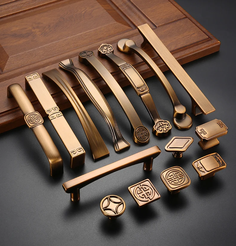 ZHM Chinese Style Shoe Cabinet Handle Furniture Pure Copper Classical Drawer Cupboard Wardrobe Door Retro Vintage Door Handle Handle,Golden ZHM Chinese Style Shoe Cabinet Handle Furniture Pure Copper Classical Drawer Cupboard Wardrobe Door Retro Vintage Door Handle Handle,Golden