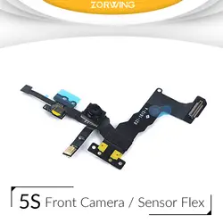 1 шт. для iphone 5S Фронтальная камера сборки шлейф близость Сенсор Light Flex кабель с передней Уход за кожей лица Камера