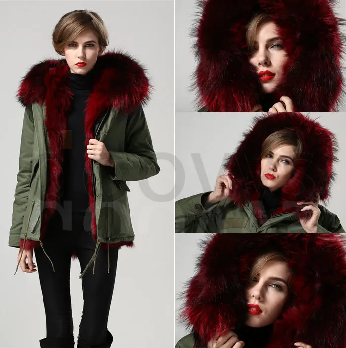 Винно-красное пальто с воротником из натурального Лисьего меха, подкладка из натурального Лисьего меха, женский мех, парка, куртка, большие размеры, пальто из натурального меха