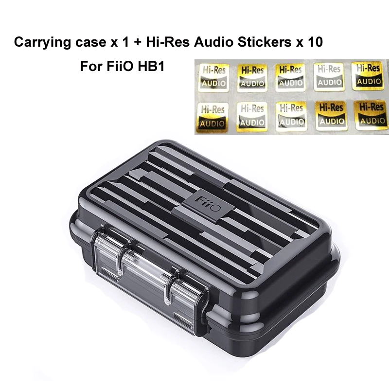 

For FiiO HB1 Waterproof Earphone Carrying Case Hard Travel Portable Case Mini Protective Case Earphone Box