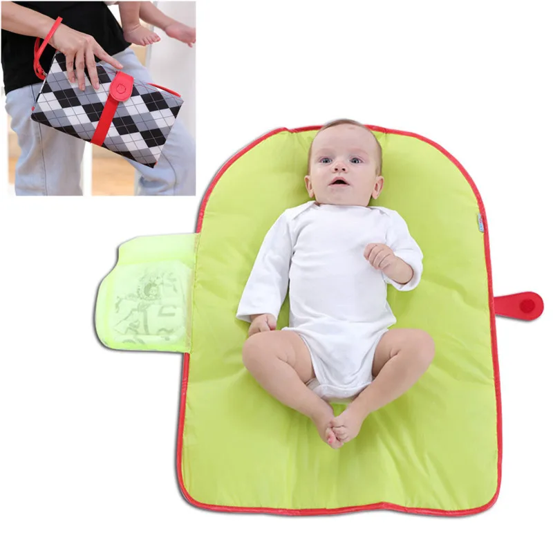 

More Function Portable Baby Diaper Padding Storage Foldable Waterproof Exchange Urine Pad 10-12 7-9 0-3 4-6 months