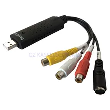 Новинка Видео ТВ dvd vhs Захват аналоговый преобразователь видео и аудио mp3 портативный плеер через ПК