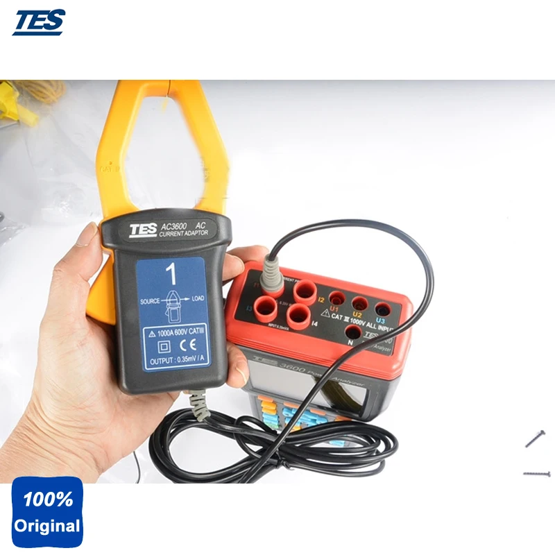 3 фазный анализатор мощности тестер истинных RMS с программным обеспечением TES3600|3