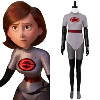 

The Incredibles 2 Cosplay Costume Helen Parr Elastigirl Adult Women Jumpsuit Full Set Halloween Carnival Cosplay Costumes