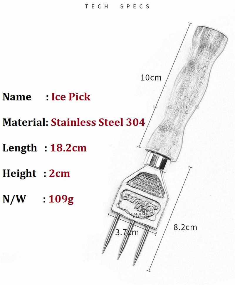 Горячая из нержавеющей стали стамеска для удаления льда ледоколы измельченный лед барная посуда инструменты бармена барные аксессуары