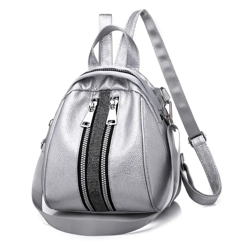 PU Leather Shoulder Bag,Wonderful Abstract Design Backpack,Portable Travel School Rucksack,Satchel with Top Handle