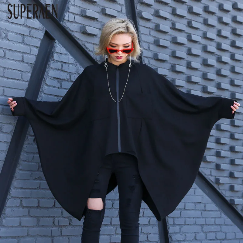 

SuperAen Pluz Size Women's Long-sleeved T-shirt Spring and Autumn 2019 New Irregular T Shirt Female Cotton Wild Women Clothing