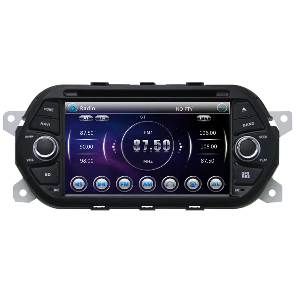 Discount New model 2017! Two Din 7 Inch Car DVD Player For FIAT Egea With Canbus 3G USB Host Radio GPS RDS BT 1080P Map 4