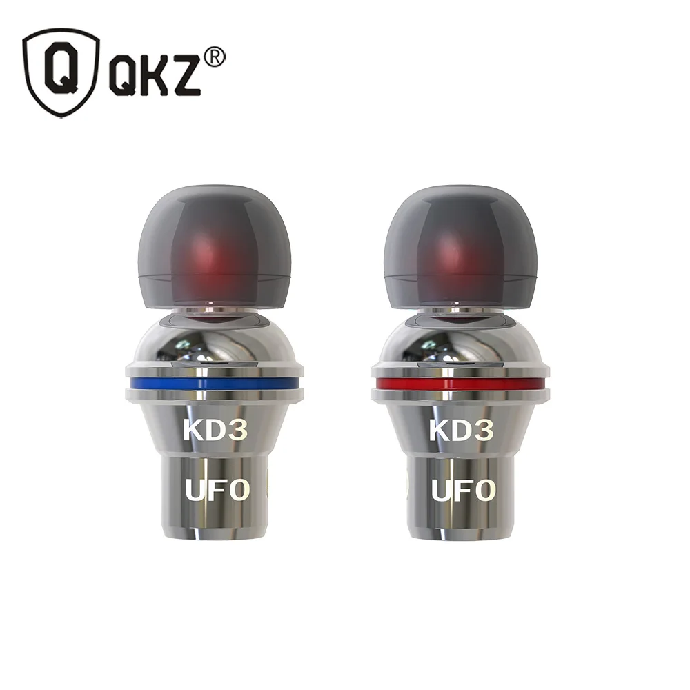 Оригинальные наушники QKZ KD3 UFO вкладыши с микрофоном Hi Fi басами гарнитура для iPhone