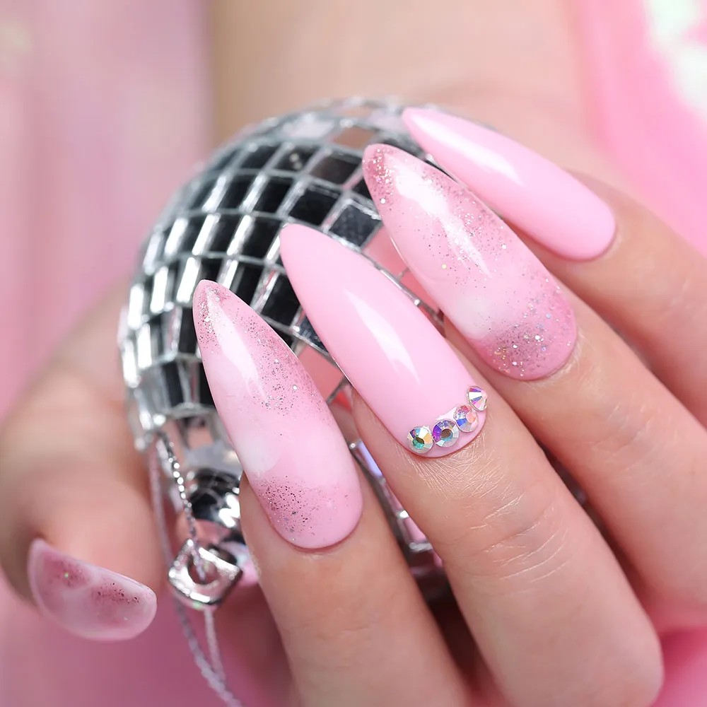 Azure Beauty 4 шт./лот Розовый Гель лак для ногтей великолепные цвета Блестящий УФ
