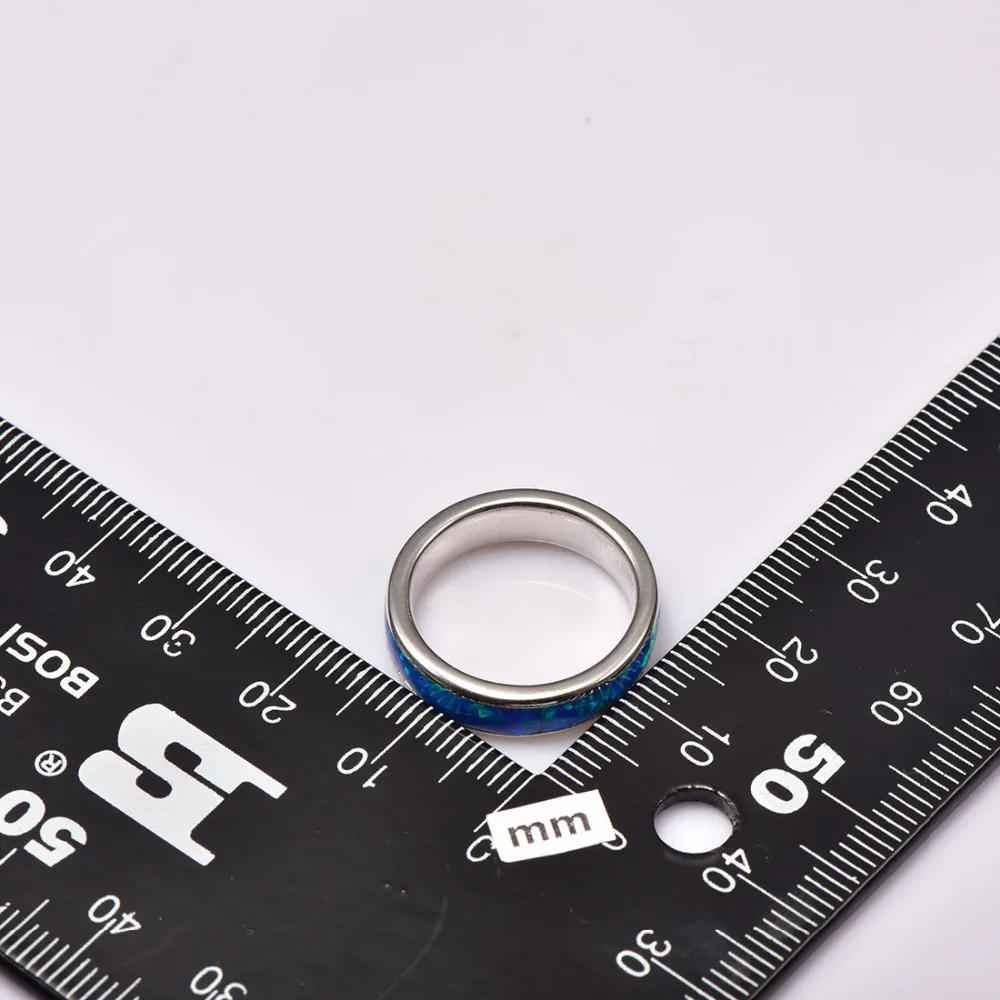 Женское кольцо из серебра с голубым огненным опалом|ring hair|ring usb flash drivering whistle |