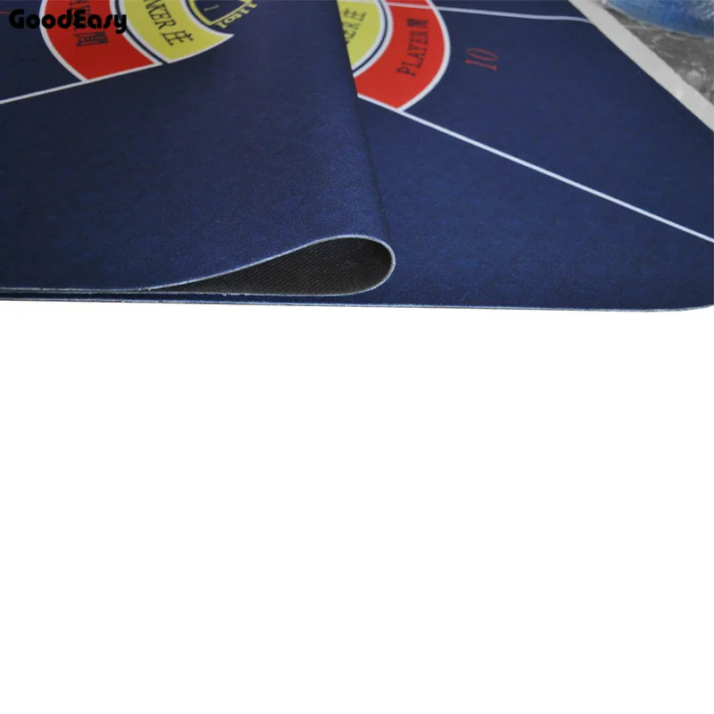 120*60cm Baccarat Suede Rubber Texas Hold'em Casino Poker Tablecloth Water Resistant Poker Table Game Mat
