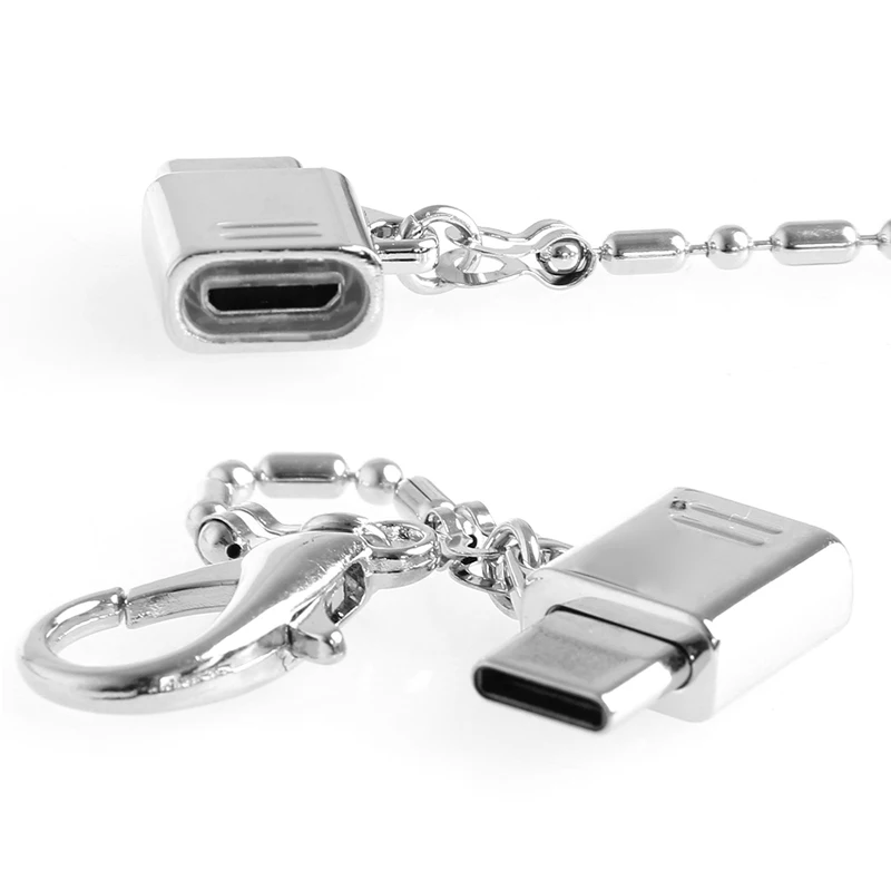 1 шт. металлический USB-C 3,1 type C Мужской к Micro USB 2,0 Женский конвертер