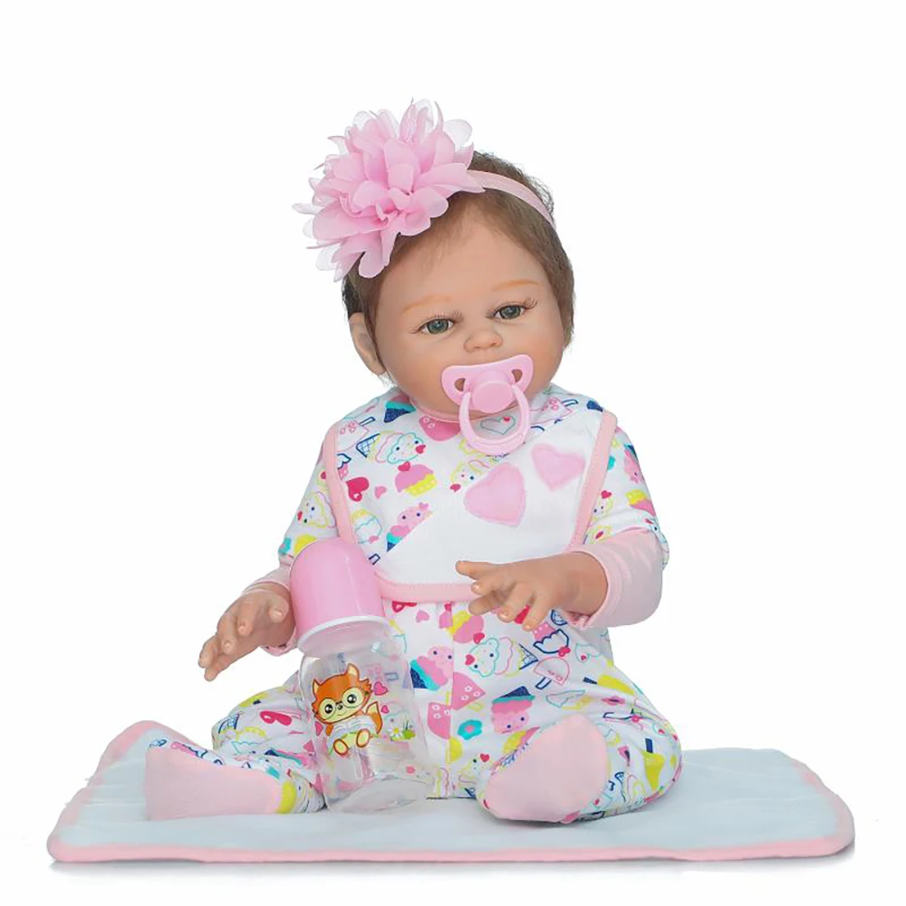 

Full Silicone Vinyl Body Sumilation Newborn Baby Girl and Boy Silicone Vinyl Real Gentle Touch Bebe Reborn New Born Real Baby