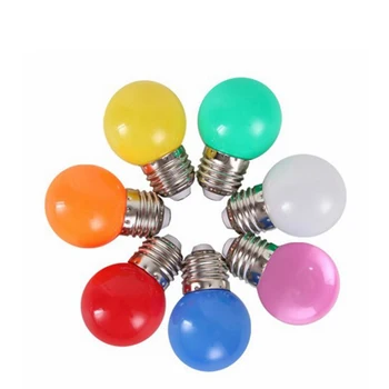 

Festival Decorative Colorful Round LED Lamp 220V Led Bubble Ball Bulb Festival Lantern Lights 10pcs