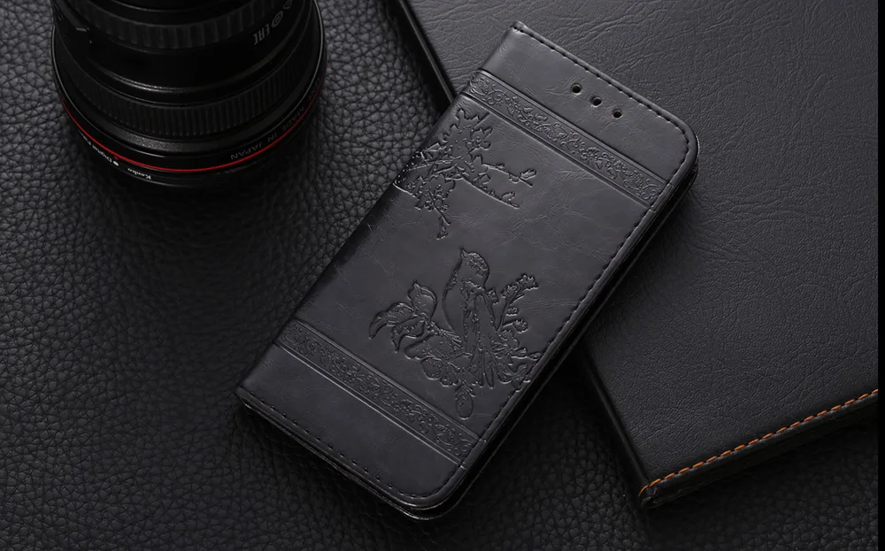 pu case for huawei AMMYKI New style Fragrant floral High taste irregular PU leather huawei honor 5C phone cove 5.2'For huawei honor 7 lite case Huawei dustproof case