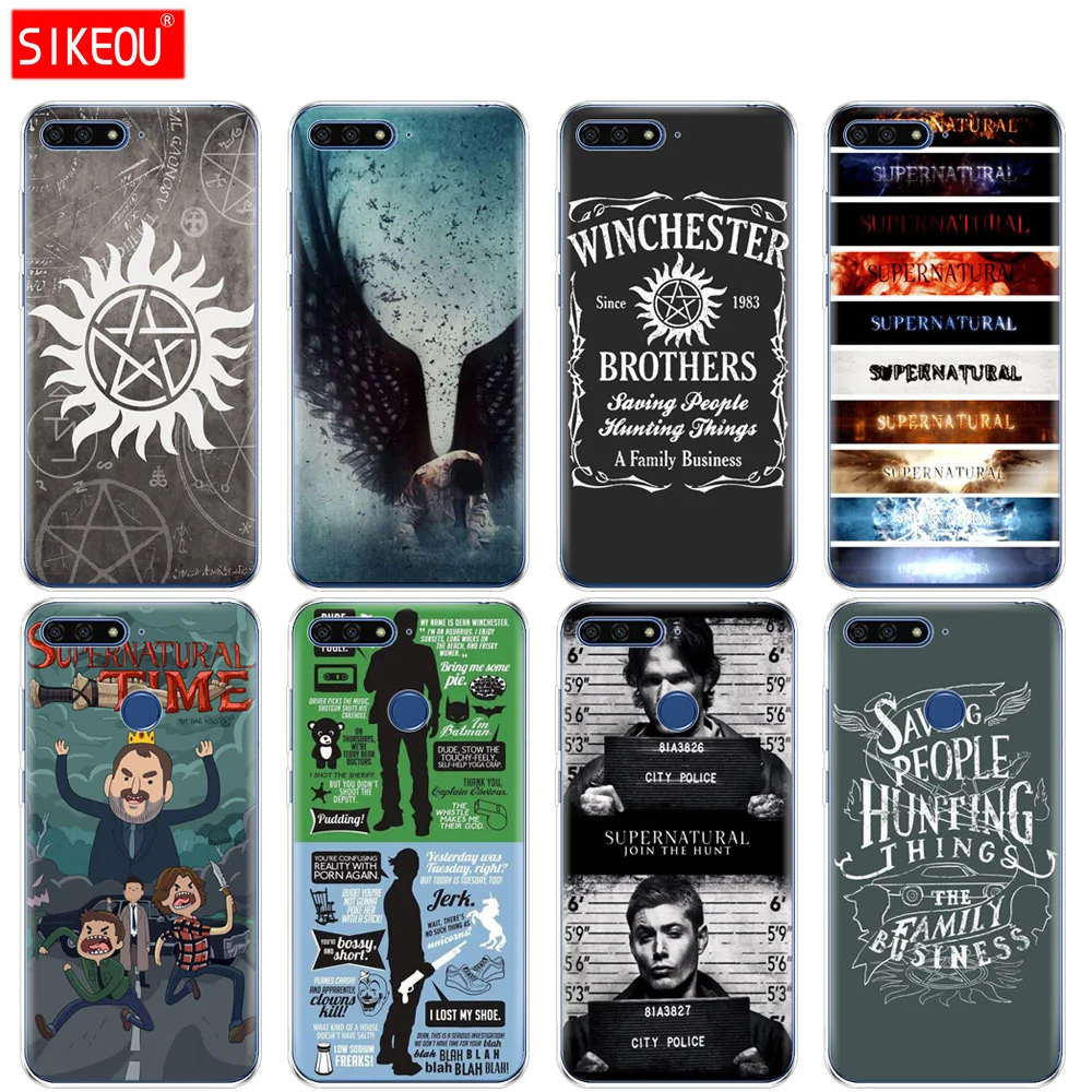 

Silicone Cover Phone Case For Huawei Honor 7A PRO 7C Y5 Y6 Y7 Y9 2017 2018 Prime Supernatural