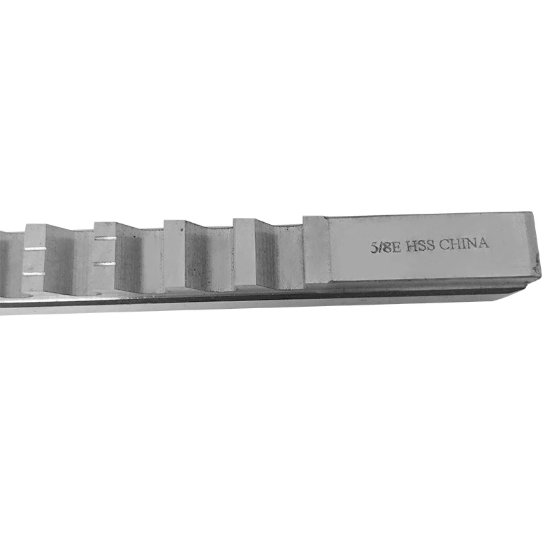 

HSS 5/8 E Push-Type Keyway Broaches Inch Size Cutting Tool for CNC Metalworking