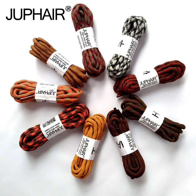 

JUP 1-50 Pairs Orange Brown Round Sport Shoelaces Climbing Hiking Bootlace Brand Shoe Laces Outdoor Sneaker Shoelaces Shoetring