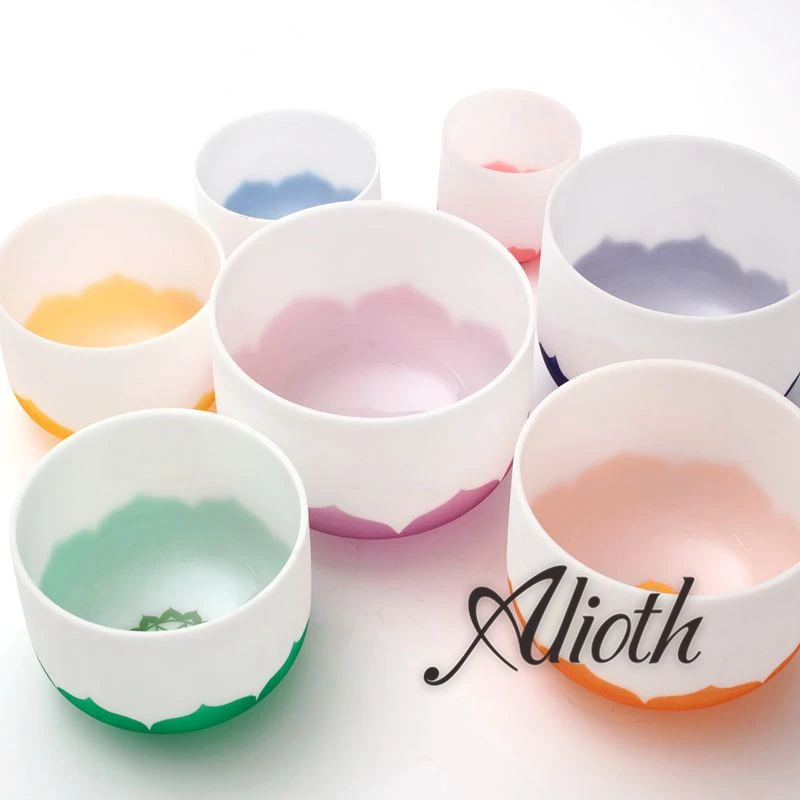 

11 Inch Lotus Pattern Design Crystal Singing Bowl in various Note for Chakra Balancing/Yoga/Meditation/Sound Therapy