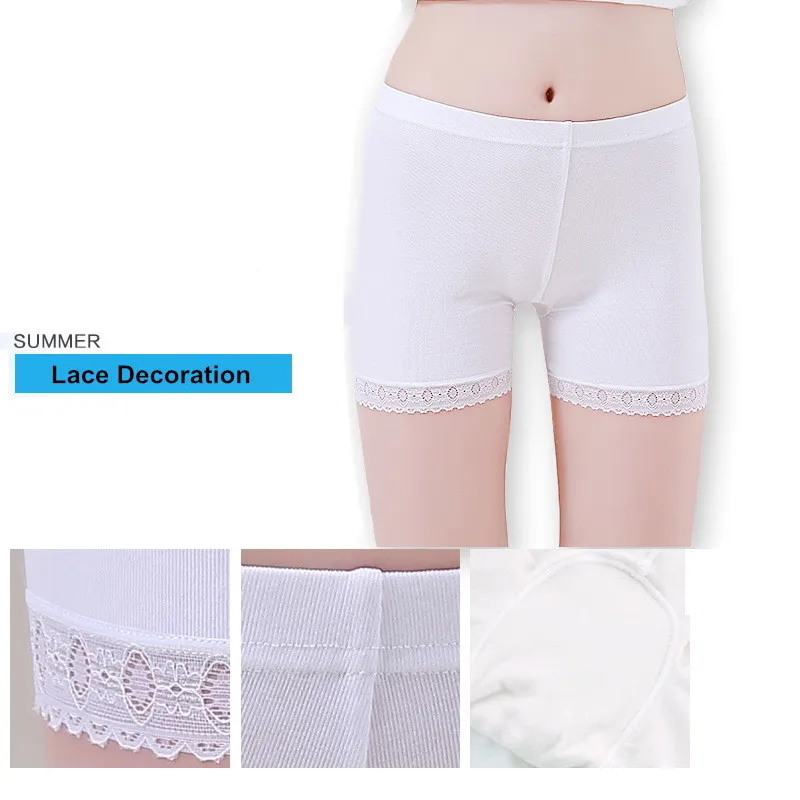 Anti Emptied Safety Lace Cotton Girls Underwear Panties 1-3