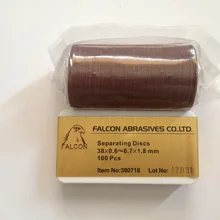 100 шт., стоматологическая лаборатория, ультра тонкие разделительные диски, абразивы для резки металлической керамической короны, полировка диаметром 38 мм, толщина 0,7 мм