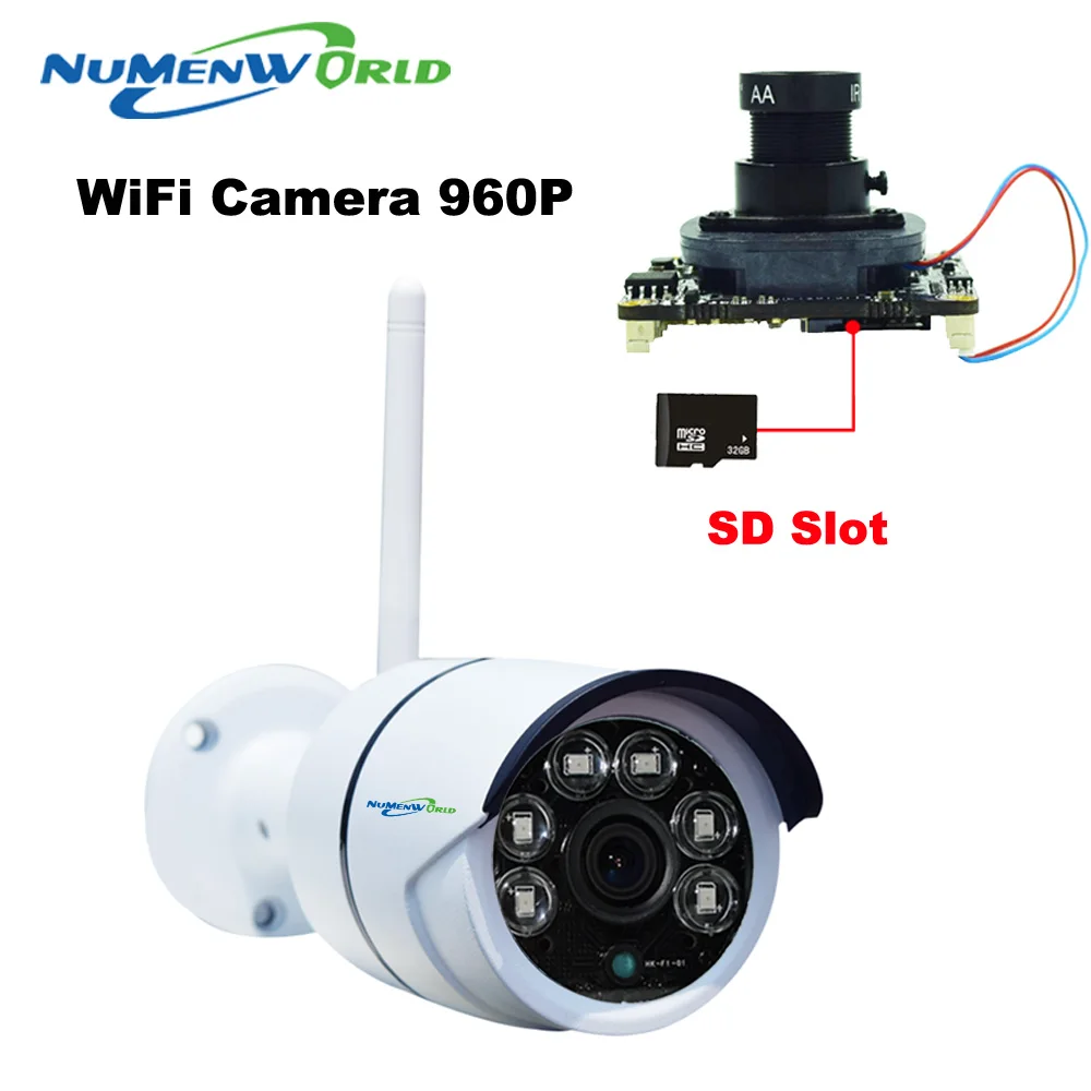 Ip камера 960P HD с ночным видением ONVIF H.264 обнаружение движения уведомление по